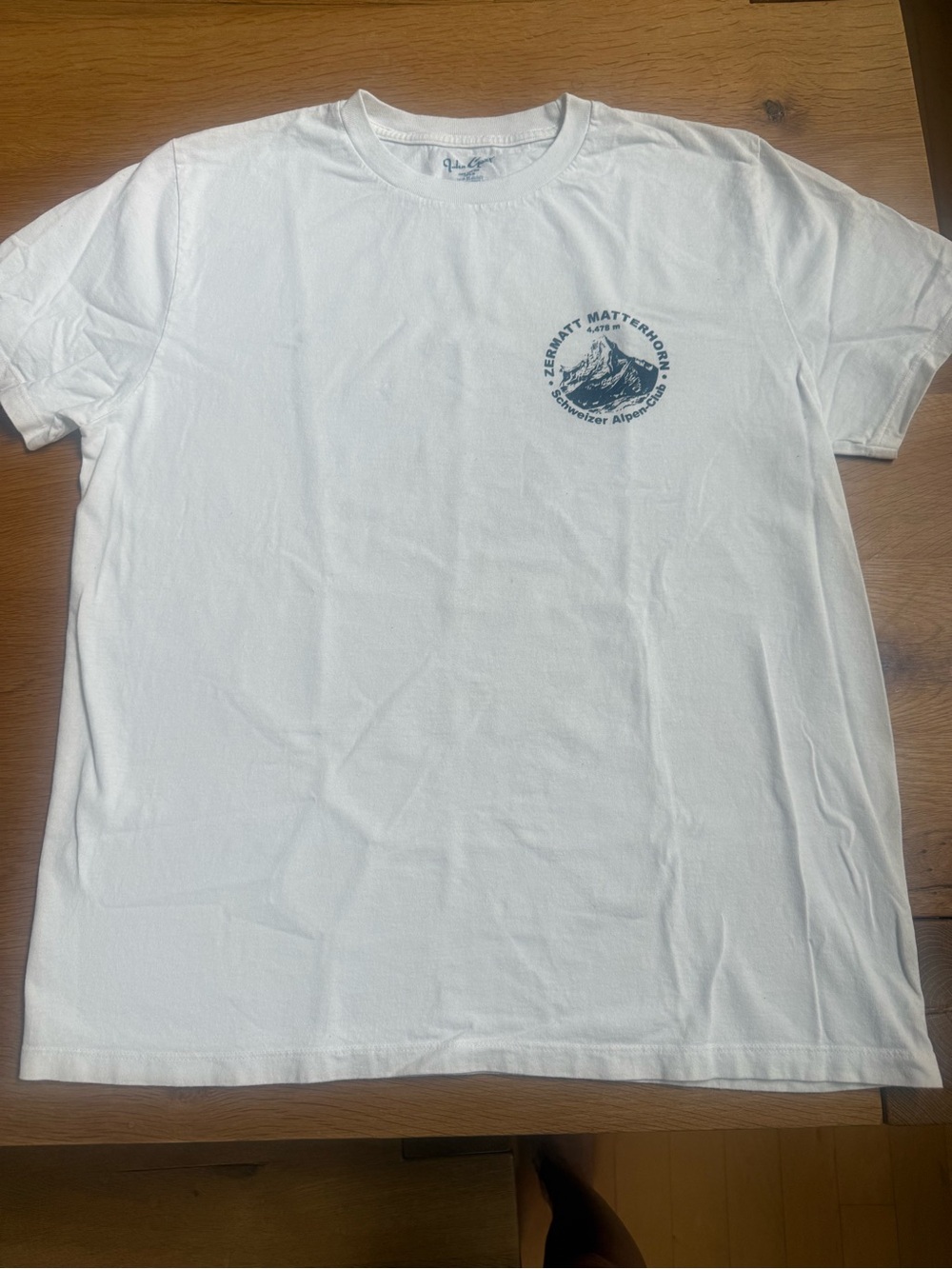 Brandy Melville J Galt White Zermatt Matterhorn Tee